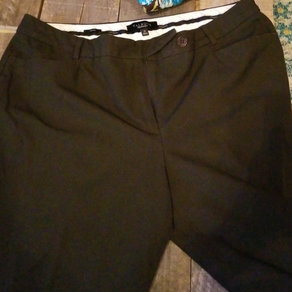 Brown womens dress slacks